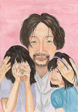佳作「4姉妹を育てる私の優しいお父さん。」牧野　妃翠(14)茨城県